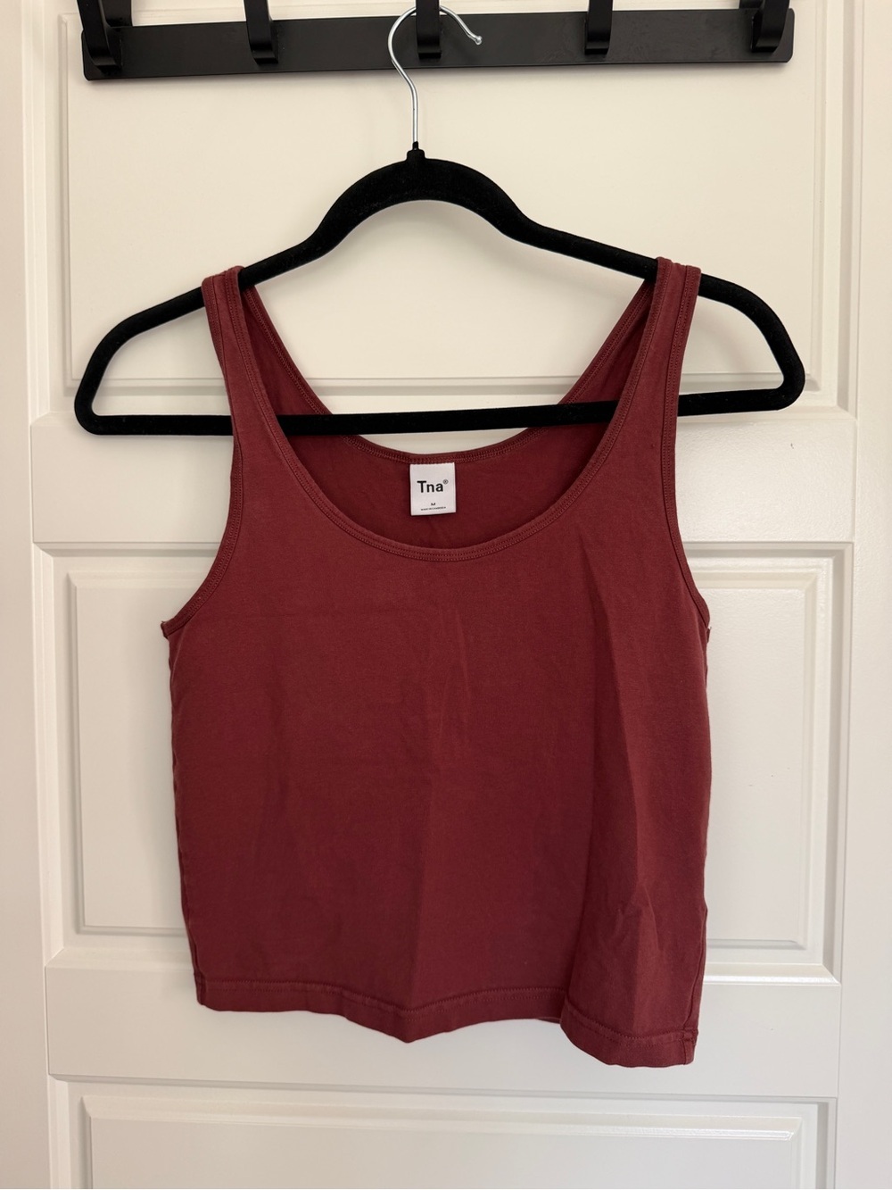 TNA Rust / Burgundy Cropped Tank Top